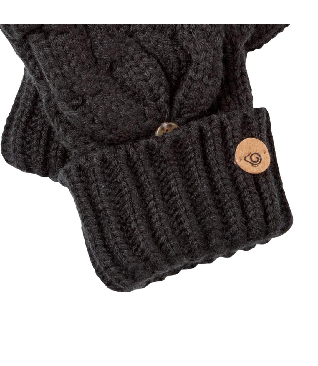 Womens/ladies niamh mittens black Craghoppers-2