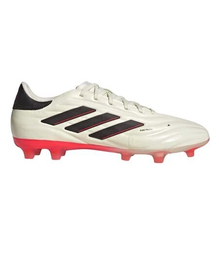 Mens Copa Pure Ii League 3 Stripes Leather Firm Ground Football Boots Ivory Adidas