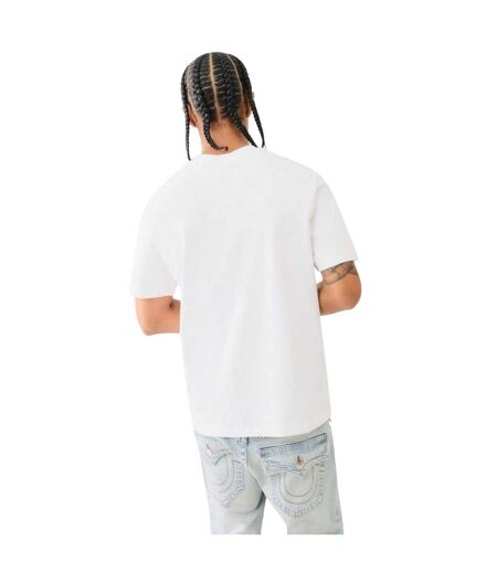 Mens Cotton T-shirt White True Religion