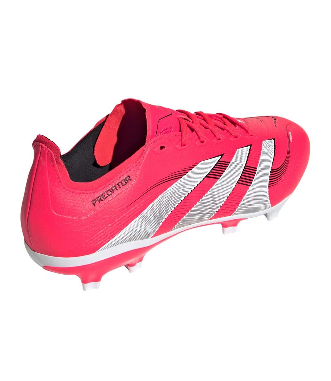 Mens Predator Lace Up Football Boots Lucid Red Adidas-2