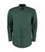 Chemise Manches Longues Premium Homme Vert Bouteille Kustom Kit-1