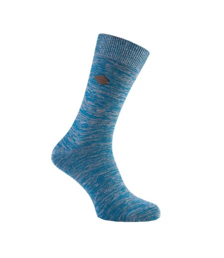 2 Pack Mens Bright Colour Luxury Cotton Casual Crew Socks