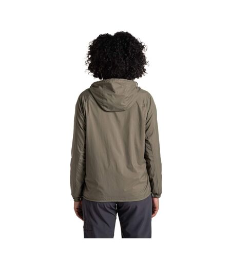 Womens/ladies Rosa Nosilife Reversible Jacket Wild Olive Vert Craghoppers