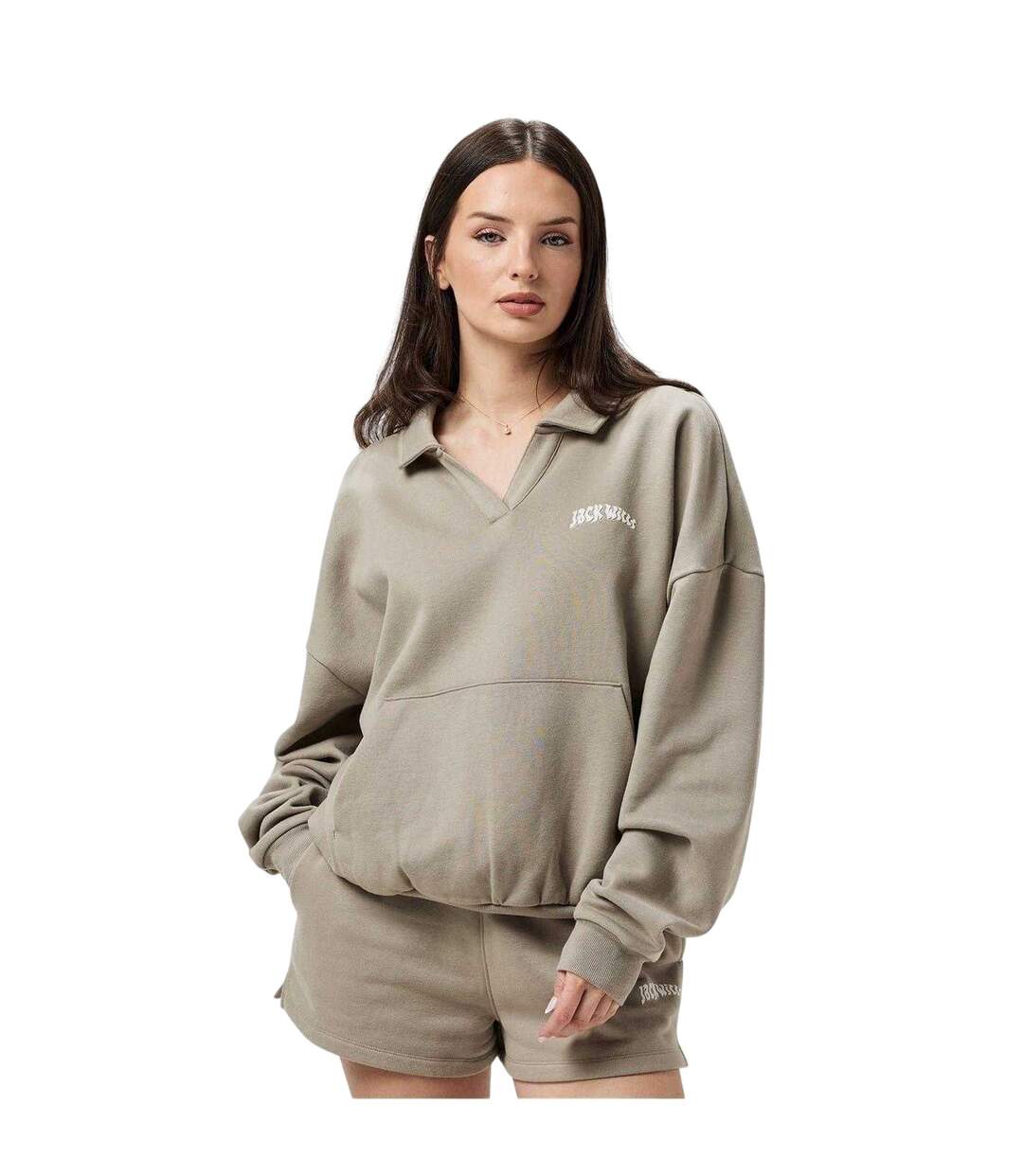 Sweat Motif/style Lettrage Femme Taupe Jack Wills-1