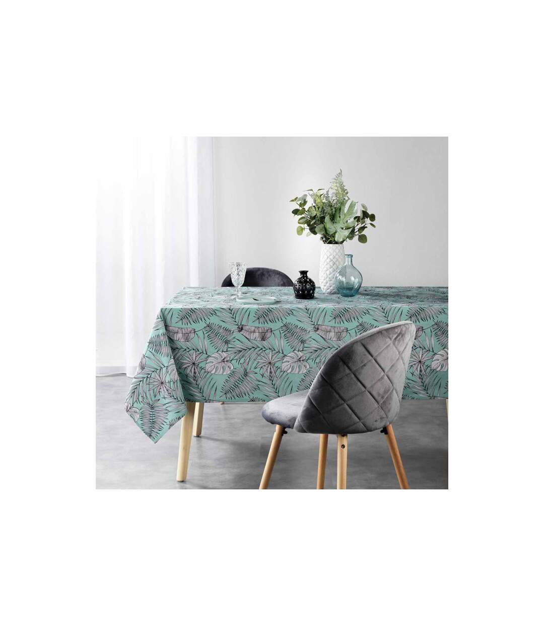 Nappe Rectangulaire Puebla 140x240cm Menthe-2