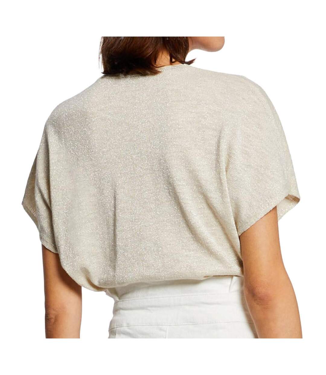 T-shirt Beige Femme Morgan Mjar - L-2