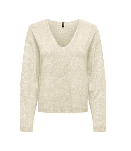 Pull beige femme only veoni