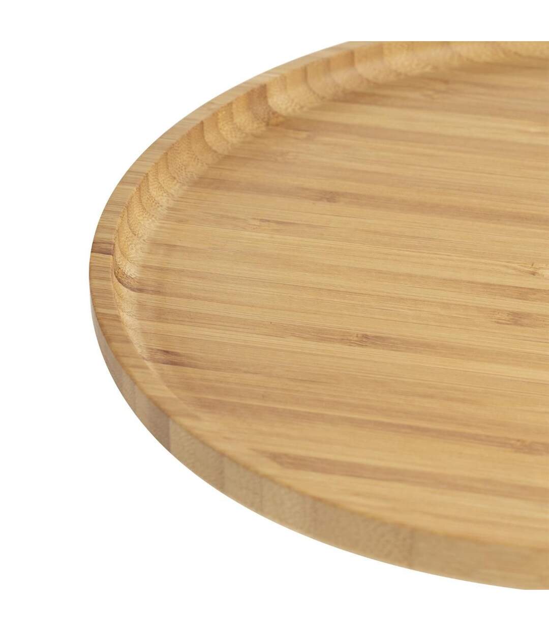 Lot de 6 Assiettes Bambou 26cm Naturel-3