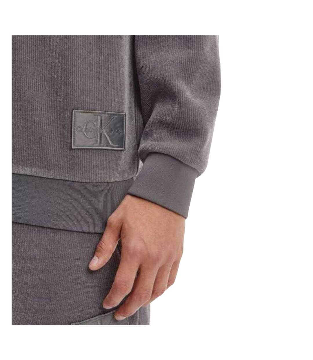 Sweat Homme Gris Calvin Klein-2