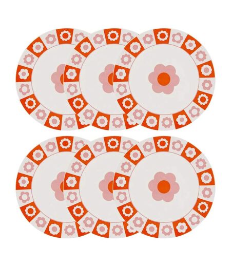 Lot de 6 Assiettes à Dessert Chachapop 19cm Multicolore