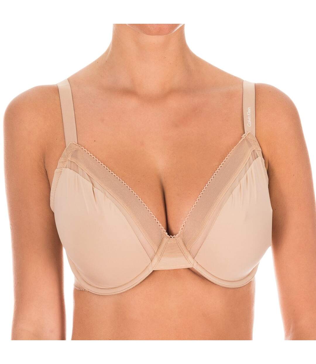 Women's bra with smooth cups and underwire F3648E-1