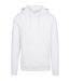 Mens Organic Hoodie White Build Your Brand-1