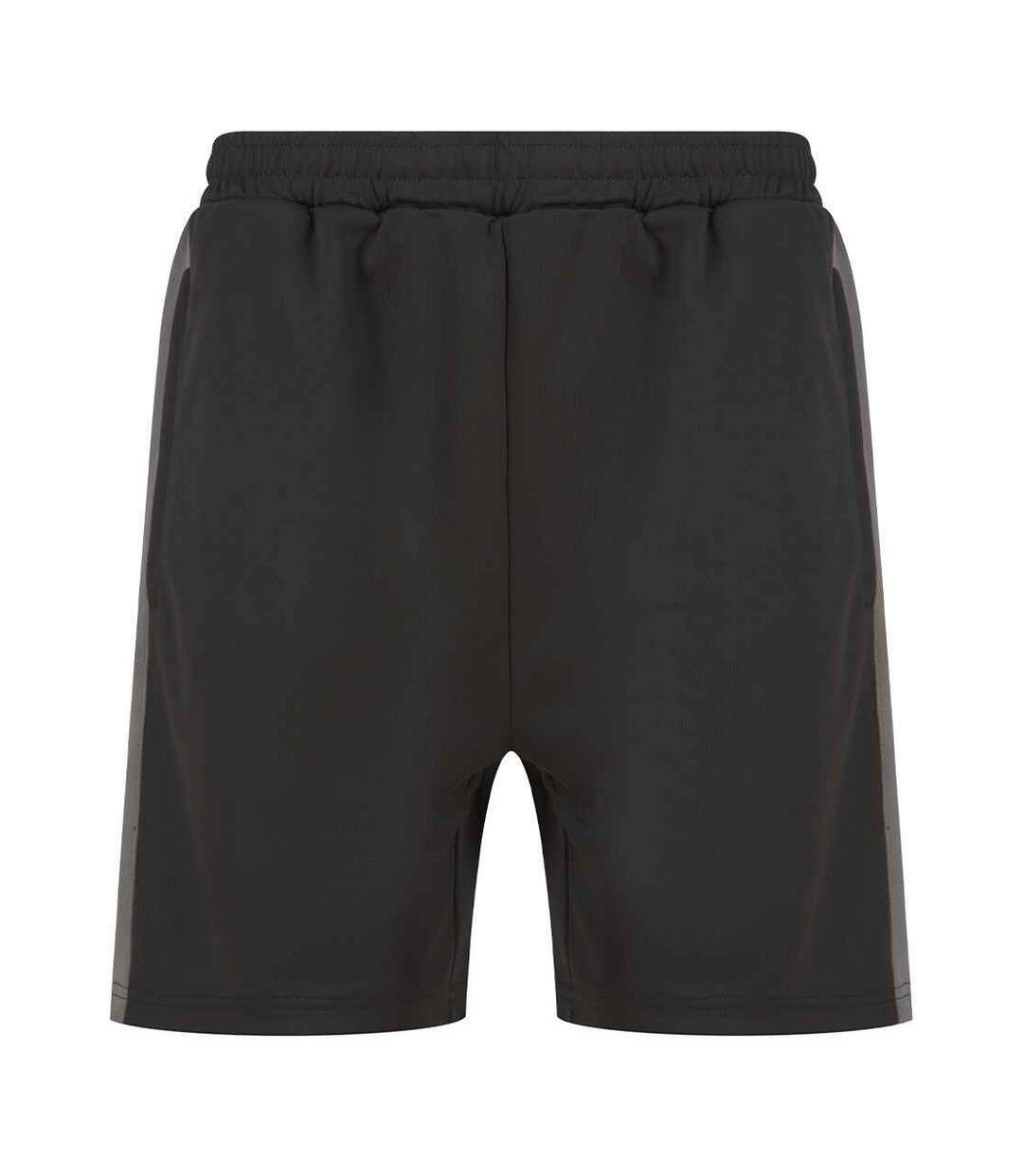 Finden & Hales Mens Knitted Shorts (Black/Gunmetal Gray)