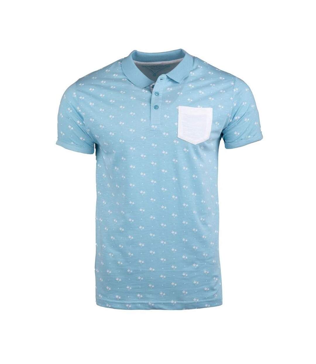 Polo Bleu Homme La Maison Blaggio Palesto - L