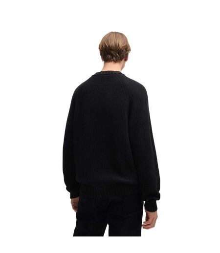 Unisex Adult Regular Raglan Jumper Black Hugo