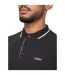 Mens kendrick polo shirt black Crosshatch