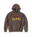 Unisex Adult Pixel Hoodie Charcoal The Simpsons-1