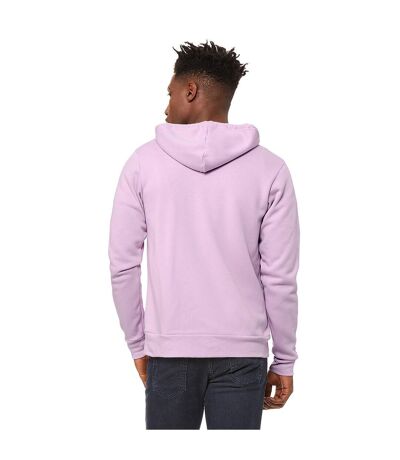 Canvas Unixex Zip-up Polycotton Fleece Hooded Sweatshirt / Hoodie Lilac Bella + Canvas