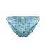 Bas de bikini bleu à fleurs femme only elly - l-1