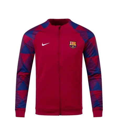 Veste Foot Motif/style Fc Barcelone Academy Pro Homme Rouge Bleu Roi Foncé Blanc Nike
