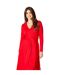 Robe mi-longue femme rouge Principles-3