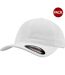 Lot de 2  casquettes baseball adulte blanc Flexfit