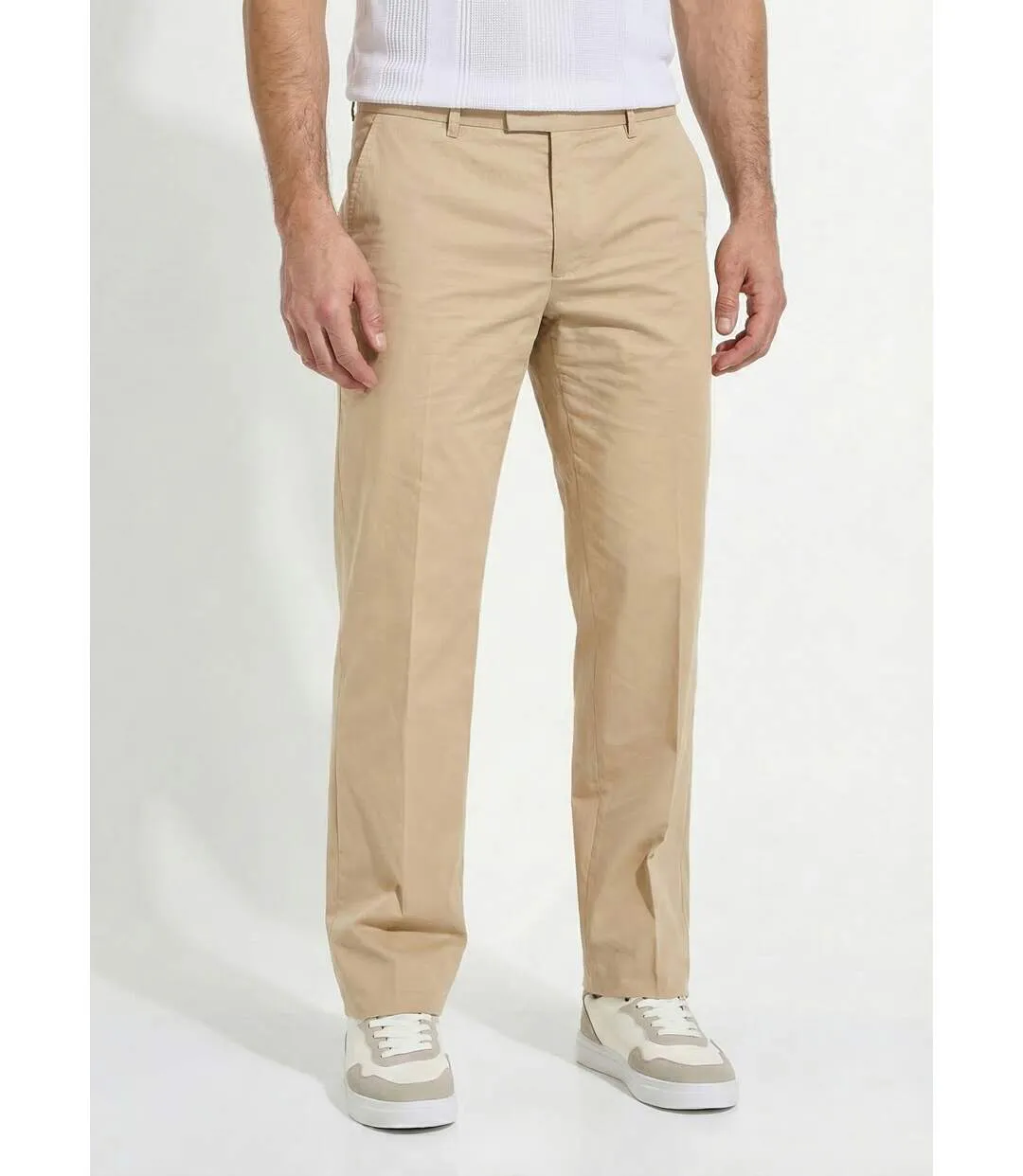 Pantalon ceinture ajustable invisible polycoton-1