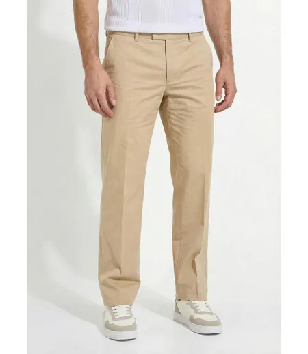 Pantalon ceinture ajustable invisible polycoton