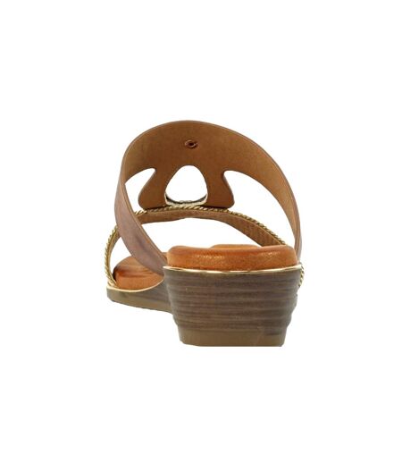 Sandales porto femme marron Lunar