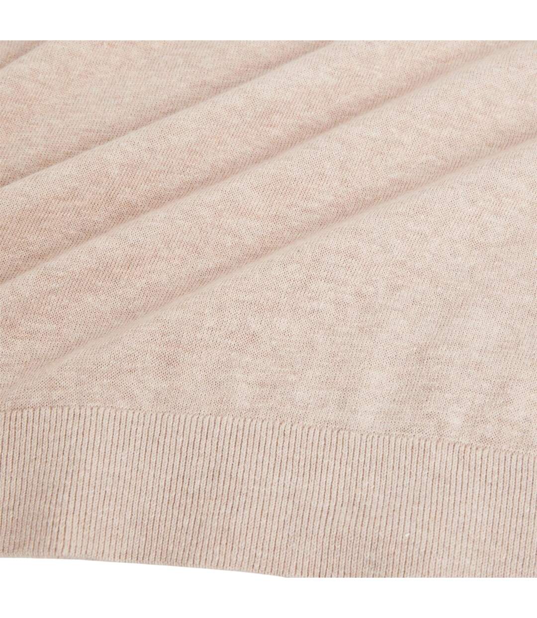Mens Linen Blend Crew Neck Jumper Taupe Ted Baker-4