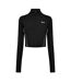 Haut De Survêtement Manches Raglan Femme Noir Everlast-1