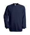 B&C Unisex Set-In Modern Cut Crew Neck Sweatshirt (Navy Blue) - UTBC2013