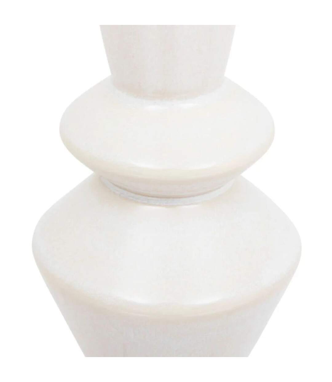 Soliflore en Céramique Soleya 14cm Blanc-2