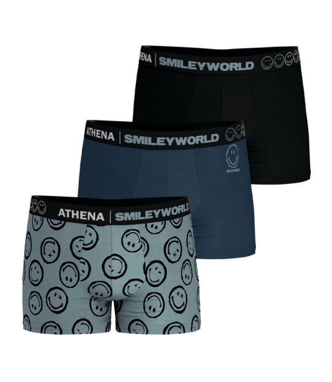 Lot de 3 boxers homme SmileyWorld® I Athena-2