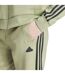 Womens/ladies Future Icons 3 Stripes Jogging Bottoms Green Adidas-4