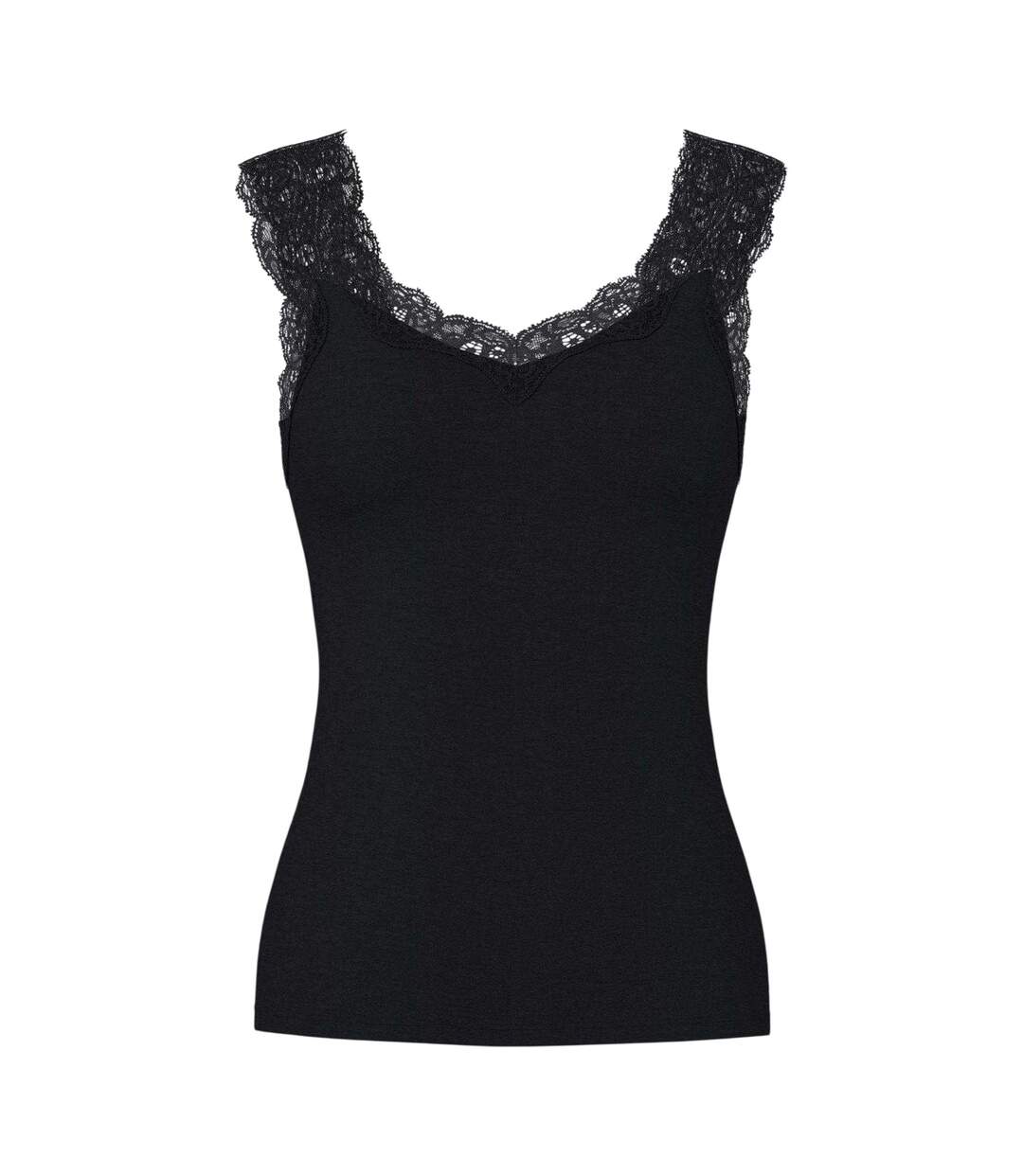 Débardeur Barbera Femme Noir Pieces-2