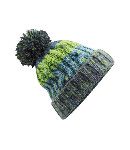 Beechfield Unisex Adult Corkscrew Beanie (Electric Grey) - UTPC5694