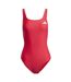 Maillot De Bain 1 Pièce Motif/style Logo Essential Femme Rouge Adidas-2
