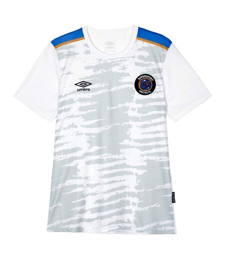 Umbro Mens 22/23 SuperSport United FC Home Jersey (White/Gray)