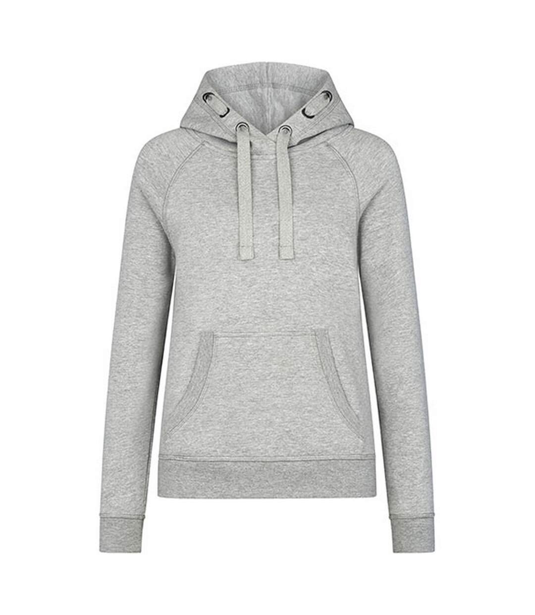 Sweat À Capuche Avec Cordons Premium Enfant Gris Chiné HRM-1
