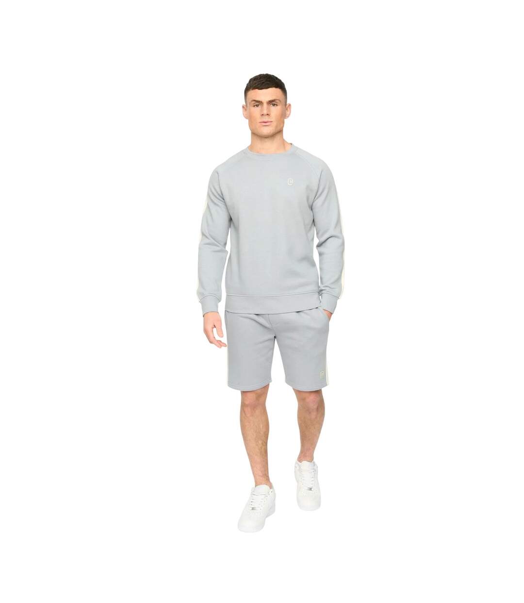 Mens Cresswill Sweatshirt Steel Blue Crosshatch-2