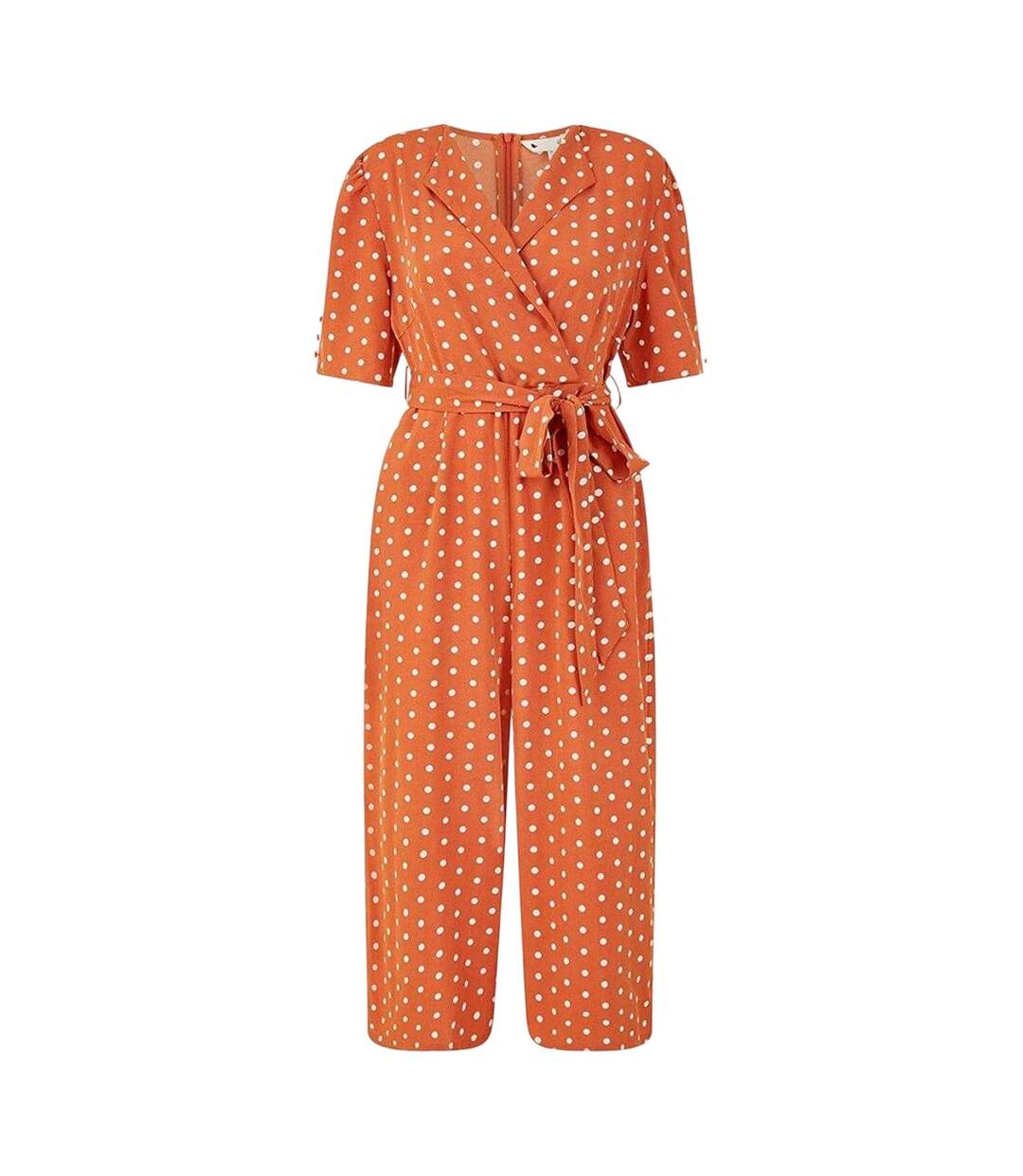 Combinaison Motif/style À Pois Femme Orange Foncé Yumi-2
