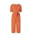 Combinaison Motif/style À Pois Femme Orange Foncé Yumi-2