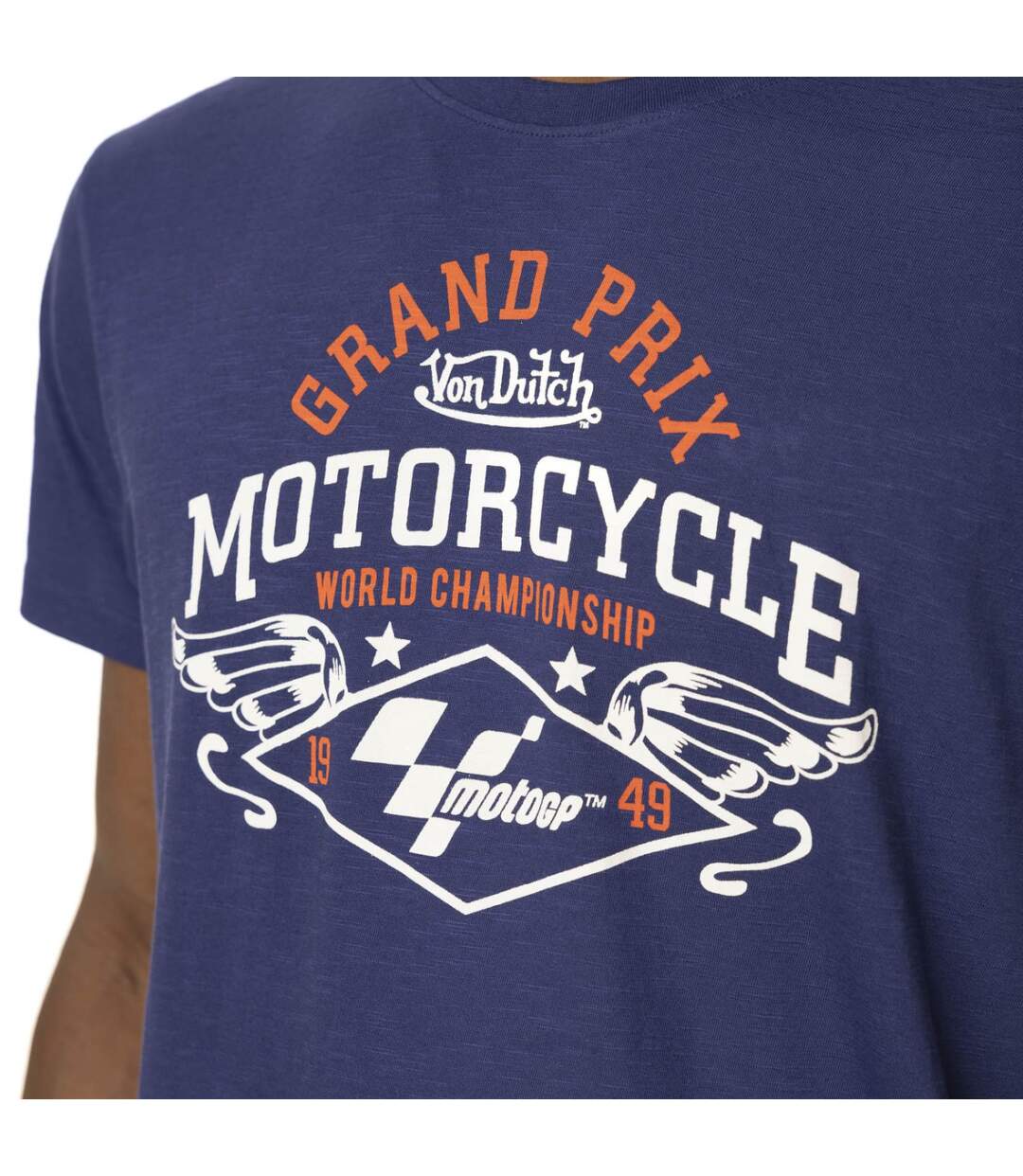 T-shirt homme col rond Moto GP x Von Dutch Vondutch-2
