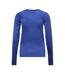 T-shirt Manches Longues Techfit Femme Bleu Vif Adidas-2