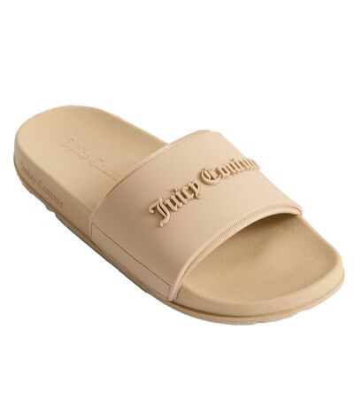 Womens/ladies embossed sliders nomad Juicy Couture