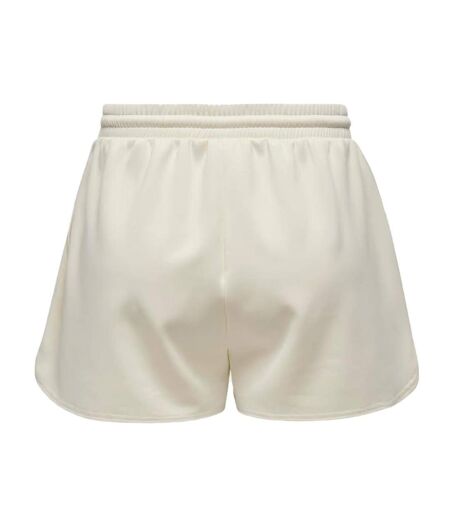 Short Écru Femme Only Lett - L