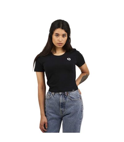 Basic short sleeve T-shirt with round neck BY042 woman