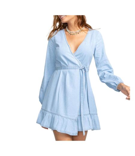 Robe en Jeans Bleu Femme Billabong Good Feeling - S