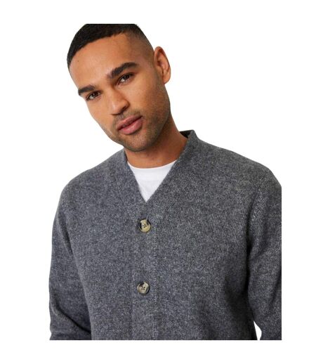 Cardigan Dutch Homme Taupe Threadbare
